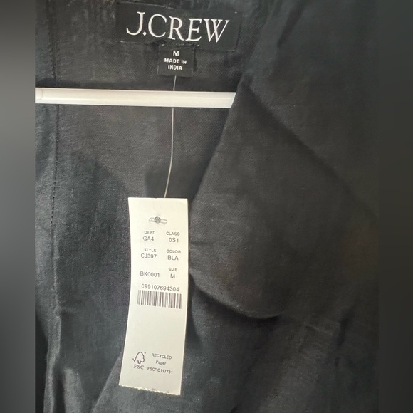 NWT J.Crew Elegant Black Maxi Dress - Picture 4 of 9